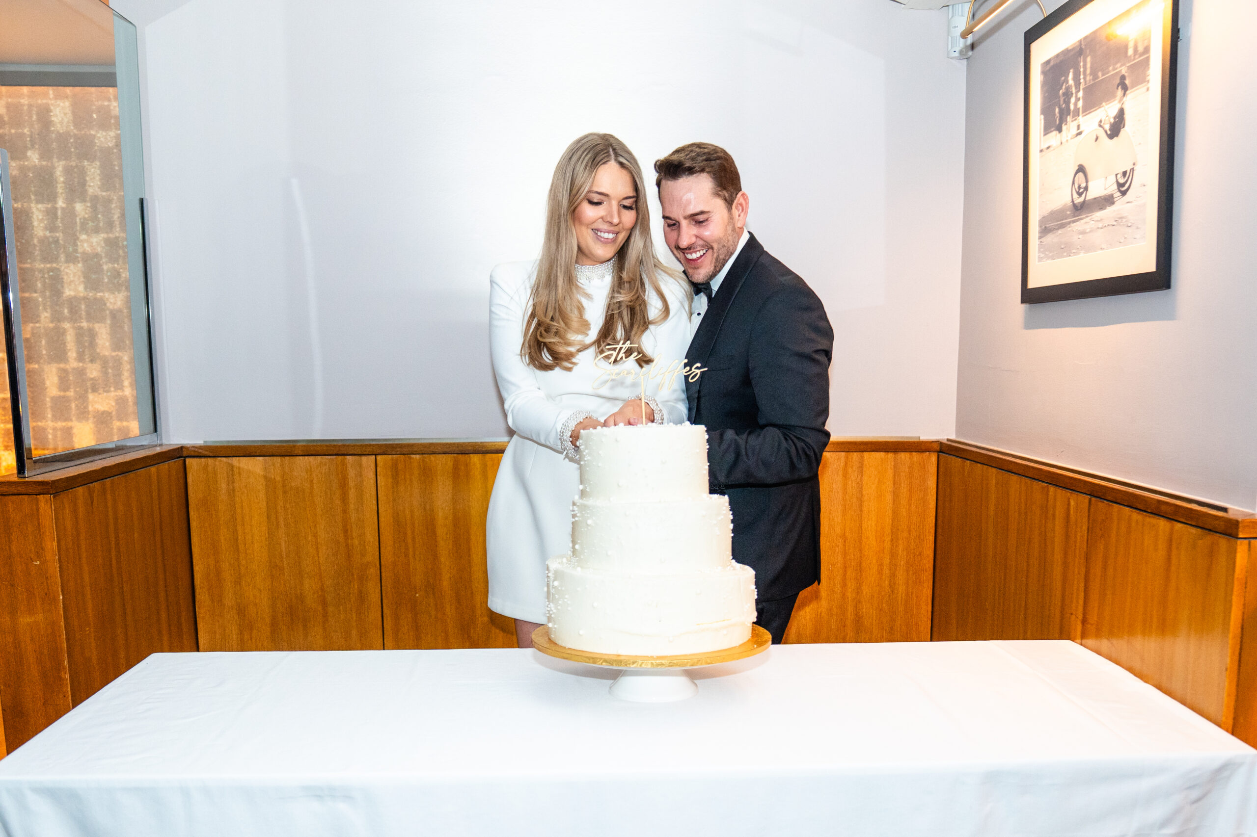 Bride and Groom Portrait at Bluebird wedding in Chelsea, London