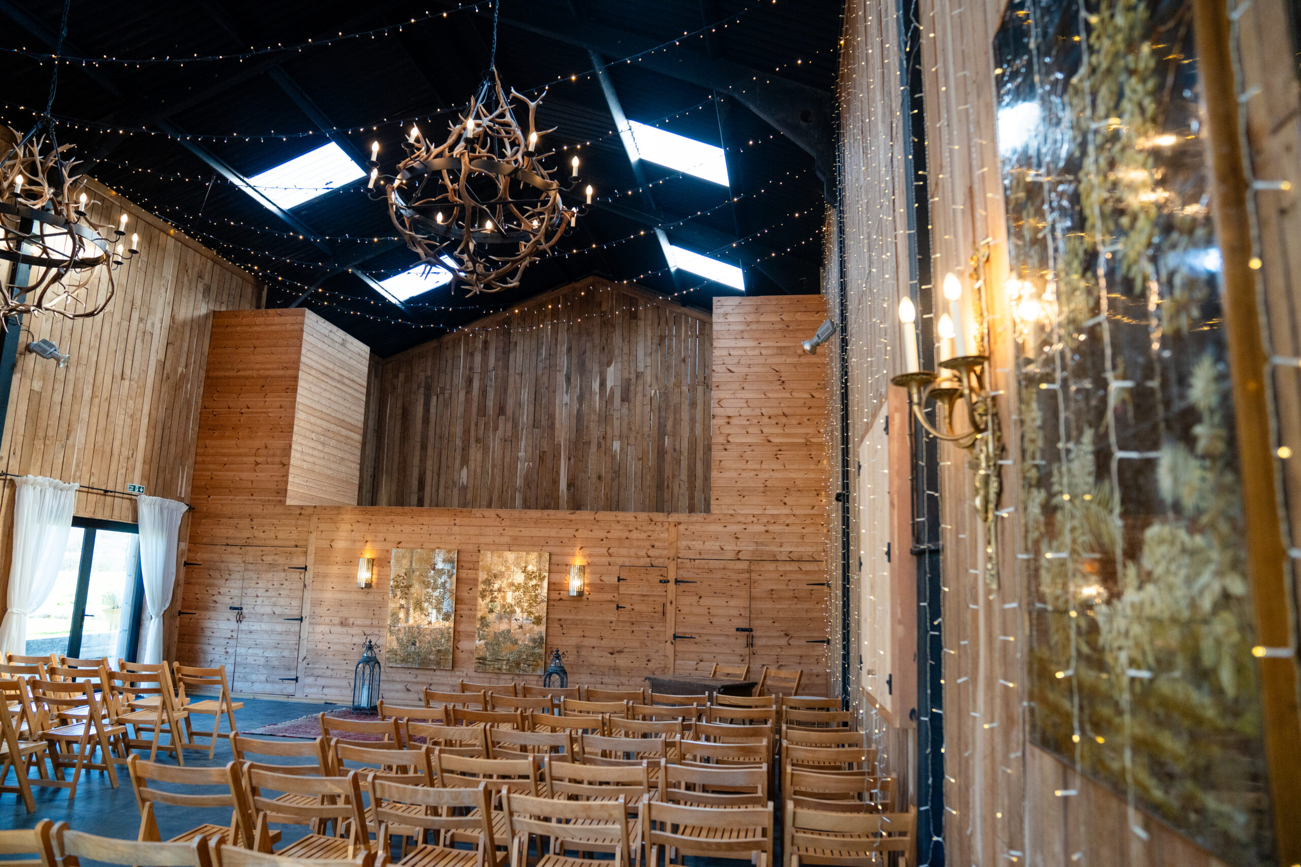 The Barn before the guests arrived at Chafford Park Barn