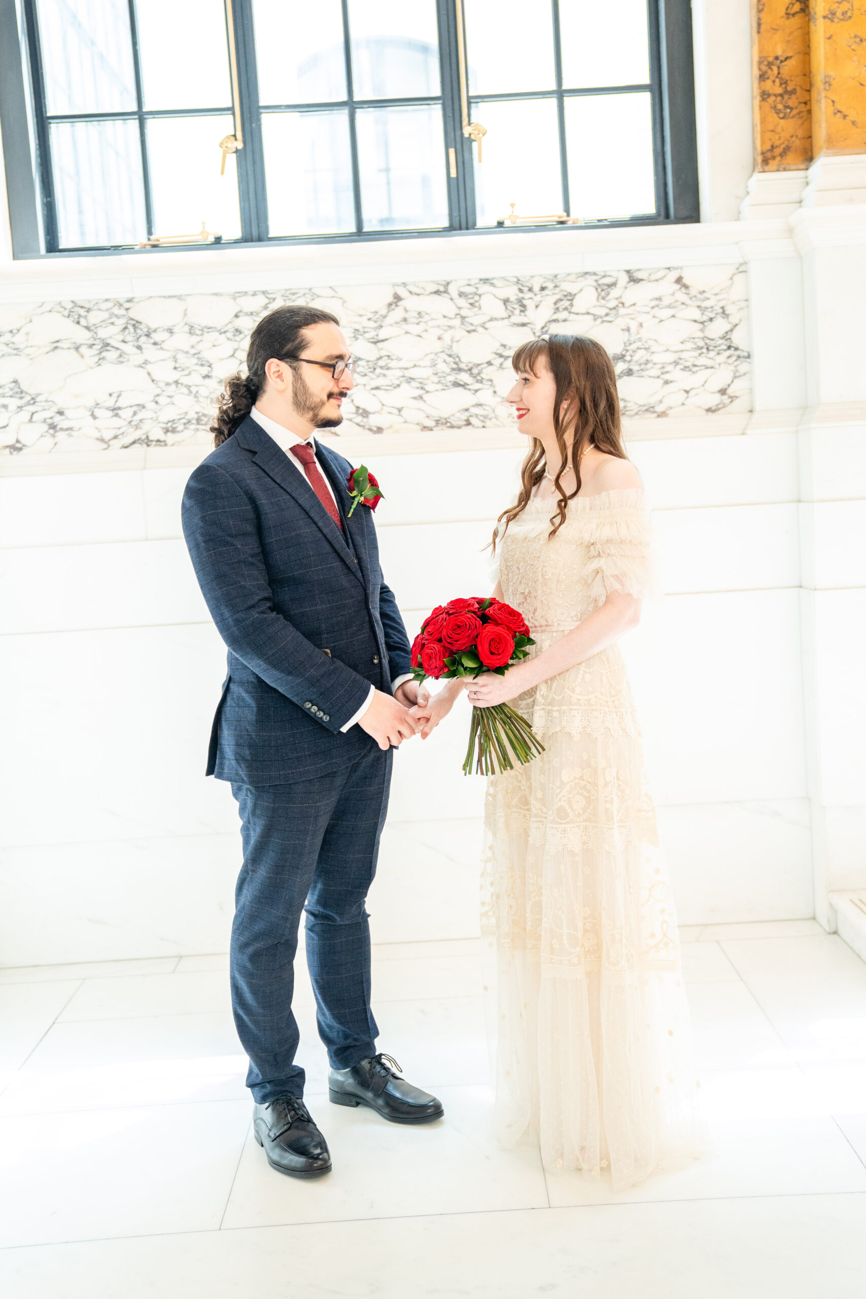 Bride and Groom Married at Camden Town Hall