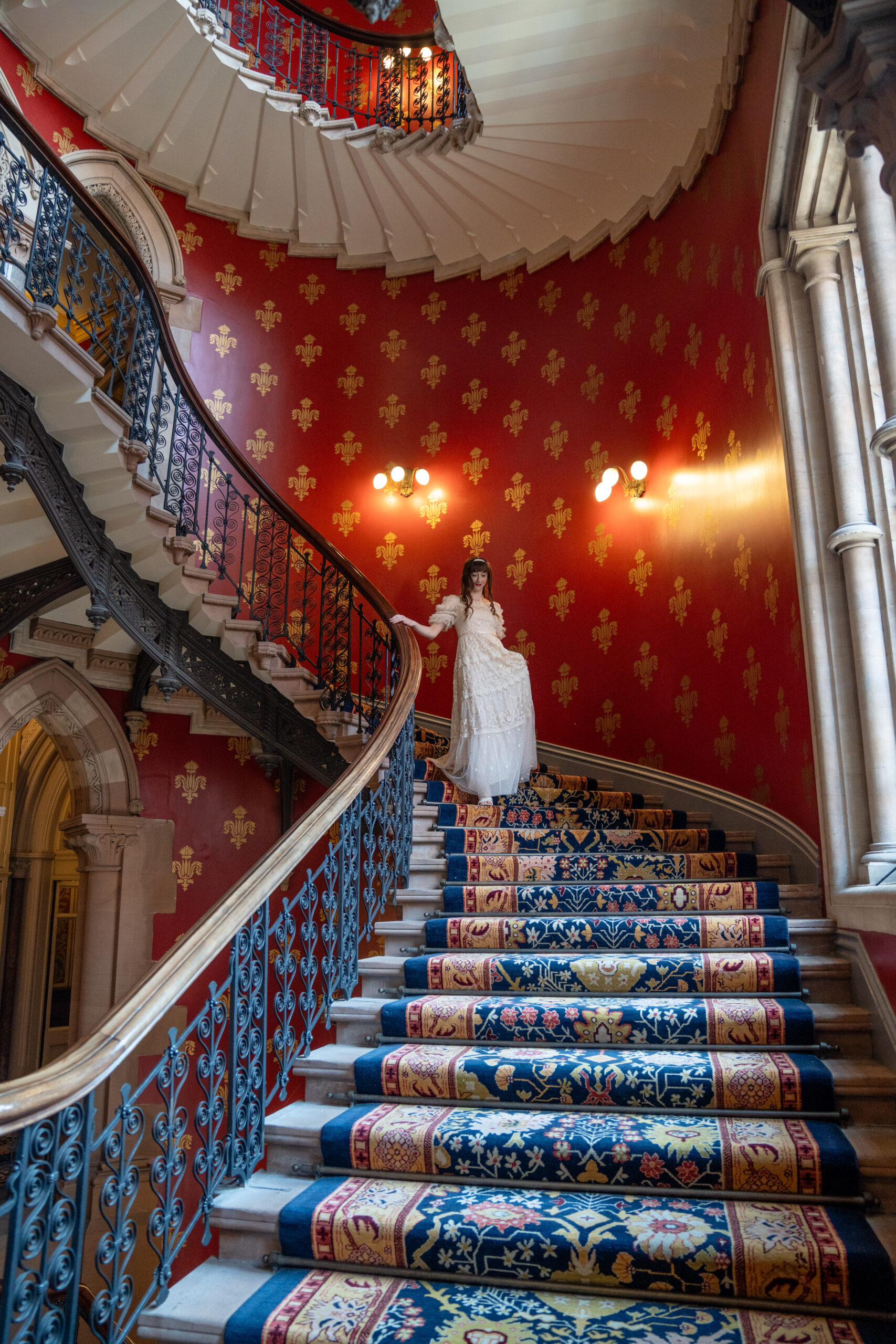 Bride  getting Ready in hotel renaissance London 