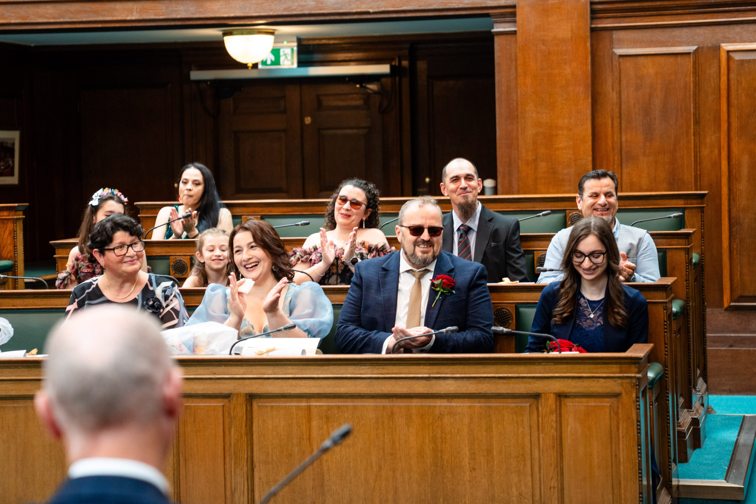 Guests in Camden Town Hall