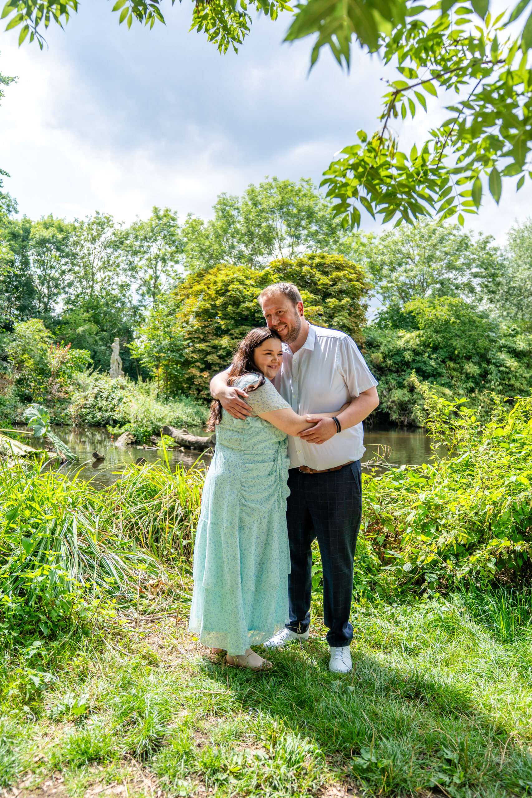 Modern Hall engagement shoot in South London wedding Venue