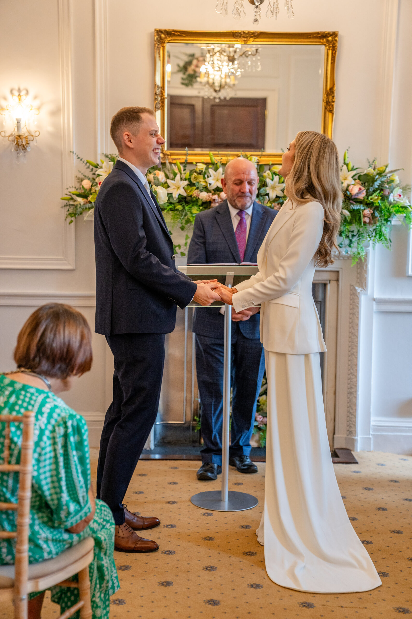 Vows in the ceremony room