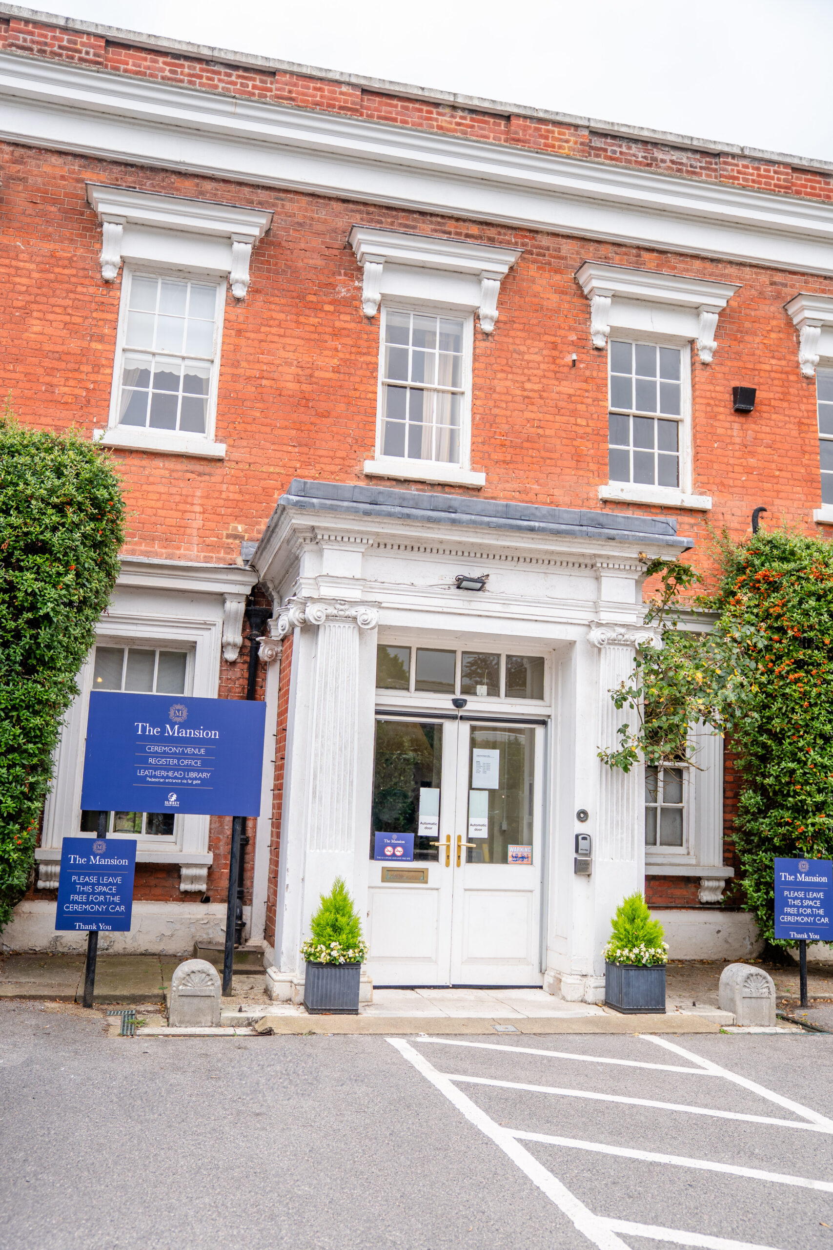 Leatherhead Registry office front