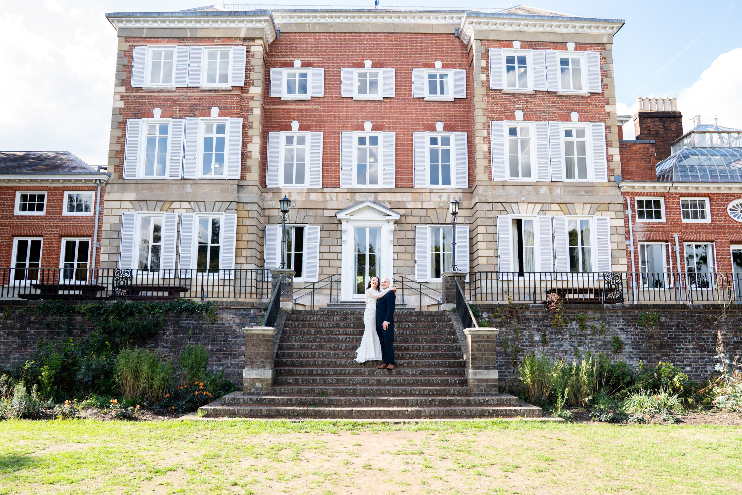 York House staircase wedding photos Richmond
