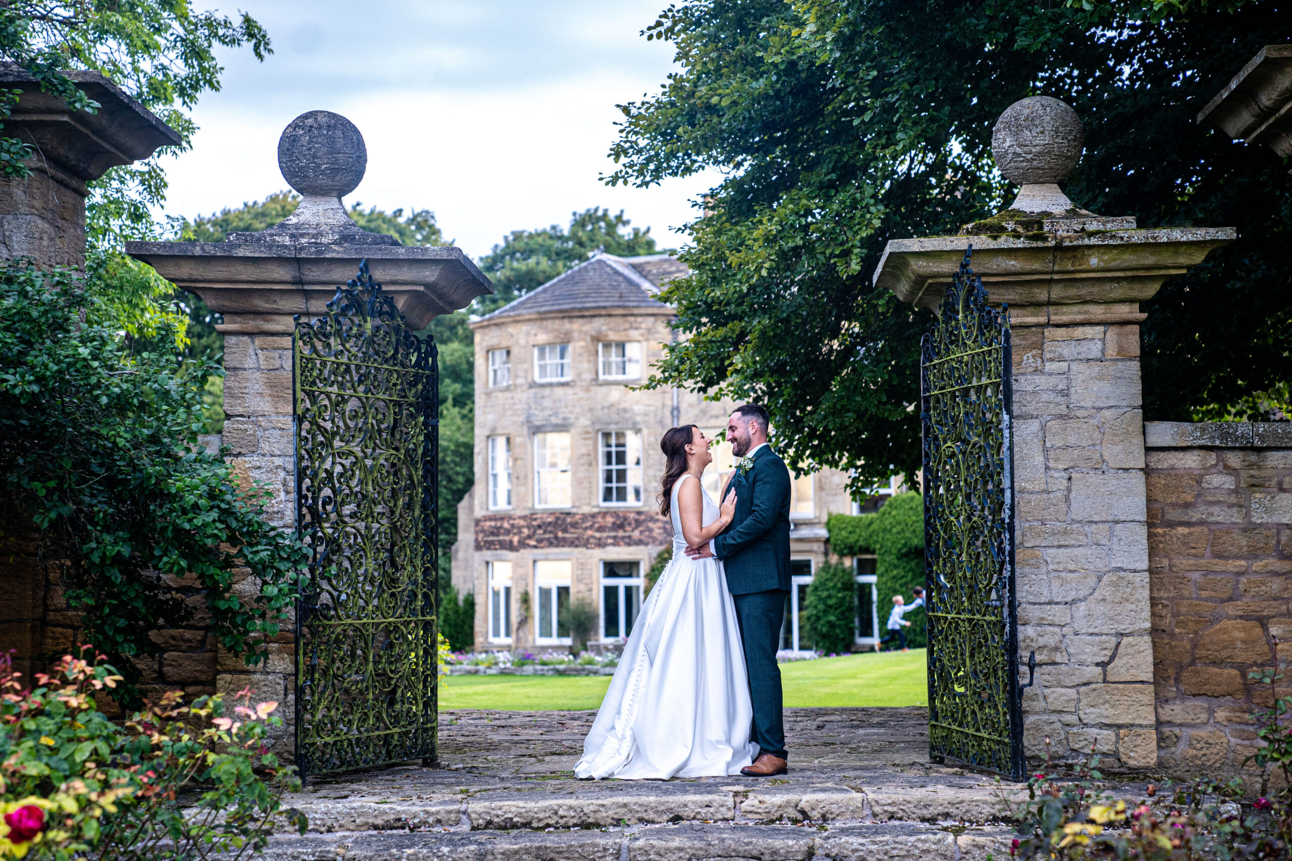 Natural wedding moment captured by London documentary wedding photographer