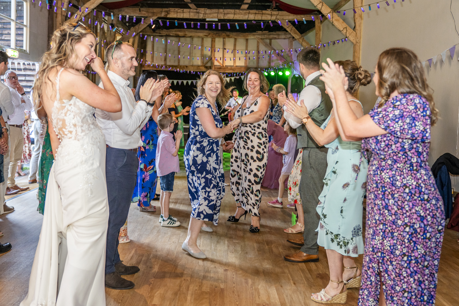 Evening Dancing in the barn